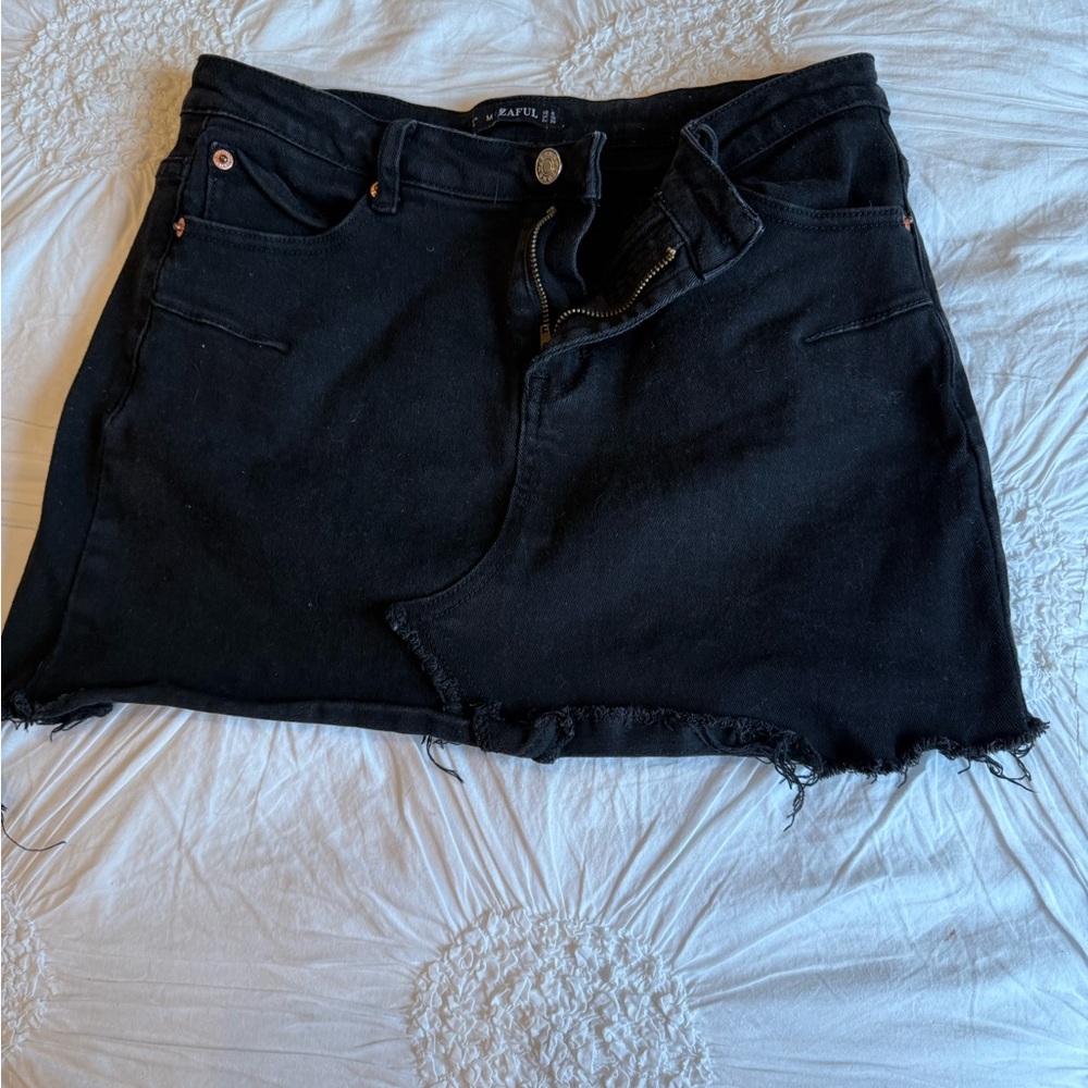 Zaful denim skirt